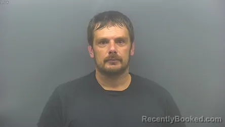 Mugshot of Patrick L Freeman booked in Blackford County, Indiana on August 7, 2026