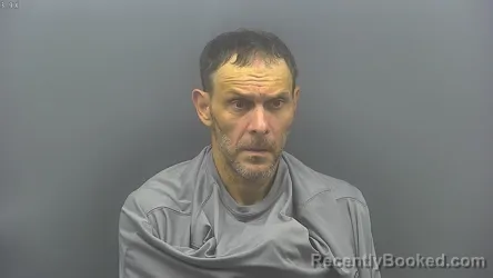 Mugshot of Dustin Benjamin Delporte booked in Blackford County, Indiana on August 12, 2026