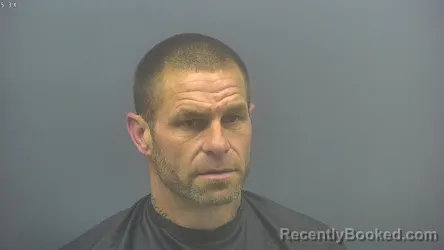 Mugshot of Ryan Musick booked in Blackford County, Indiana on August 13, 2026