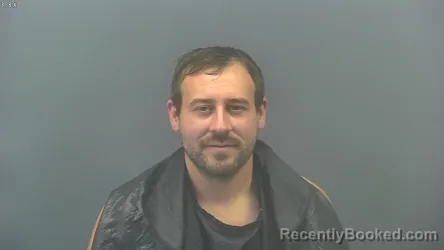 Mugshot of Austin Zimmerman booked in Blackford County, Indiana on August 18, 2026