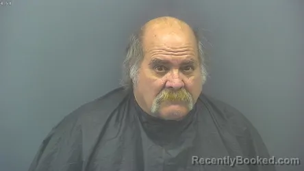 Mugshot of Robert Decker booked in Blackford County, Indiana on August 25, 2026