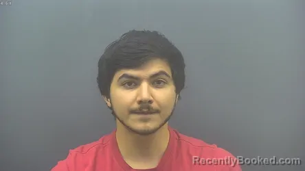 Mugshot of Andrew Falcon booked in Blackford County, Indiana on September 14, 2026