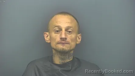 Mugshot of Houston Wells Elliott booked in Blackford County, Indiana on September 24, 2026