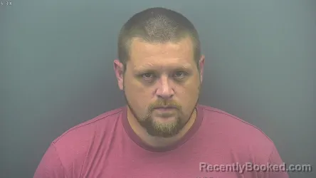Mugshot of Gregory Cox booked in Blackford County, Indiana on September 25, 2026