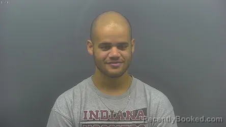Mugshot of Justen N/A N/A Reece booked in Blackford County, Indiana on October 1, 2026