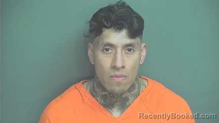 Mugshot of Arturo Alexander Martinez booked in Boone County, Indiana on March 6, 2026