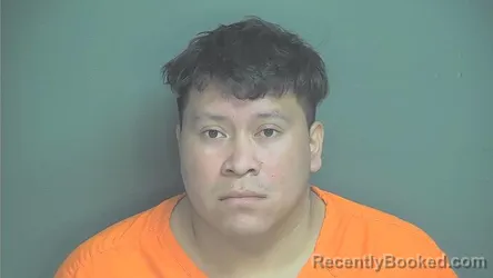 Mugshot of Welington Manrique Sanchez Saldana booked in Boone County, Indiana on March 12, 2026