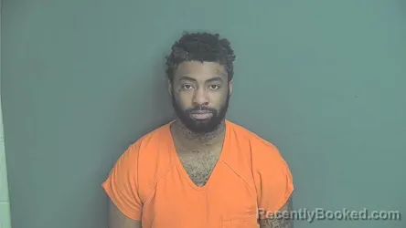 Mugshot of Davion Nakwon Allen booked in Boone County, Indiana on March 12, 2026