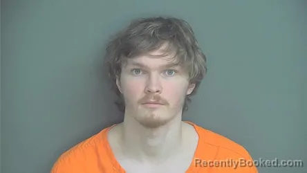 Mugshot of Maxwell Daire Armstrong booked in Boone County, Indiana on March 16, 2026