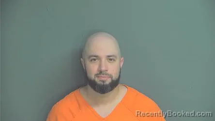 Mugshot of Brandon Rau booked in Boone County, Indiana on March 31, 2026