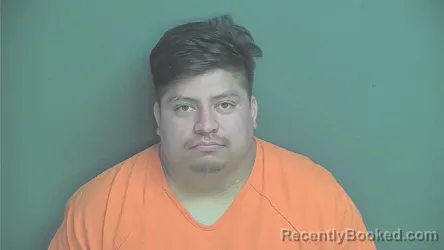 Mugshot of Carlos Daniel Menendez Ramirez booked in Boone County, Indiana on April 28, 2026