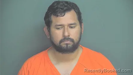 Mugshot of Sergio M Guevara Guerrero booked in Boone County, Indiana on May 10, 2026