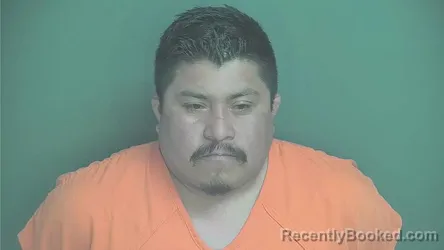 Mugshot of Zaqueo Negrete Ventura booked in Boone County, Indiana on May 11, 2026