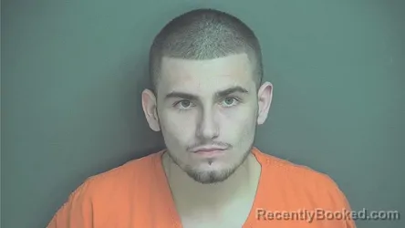 Mugshot of Brayton Alan Myers booked in Boone County, Indiana on May 18, 2026
