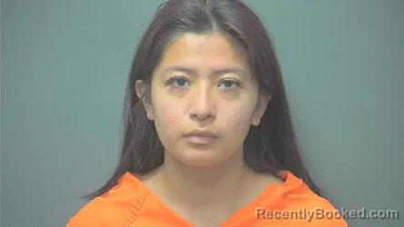 Mugshot of Guadalupe Mayo Sanchez booked in Boone County, Indiana on June 15, 2026