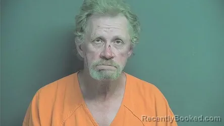 Mugshot of Kenneth Ray Baker booked in Boone County, Indiana on June 21, 2026