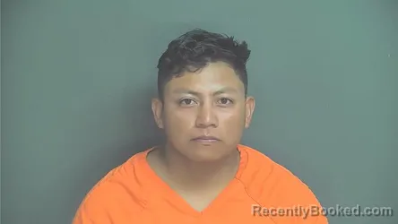 Mugshot of Gerardo Hipolito Vidal booked in Boone County, Indiana on June 30, 2026