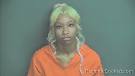 Mugshot of Aaliyah Jaenai Smith booked in Boone County, Indiana on June 30, 2026