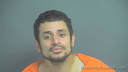 Mugshot of Alejandro E Garibay booked in Boone County, Indiana on July 4, 2026