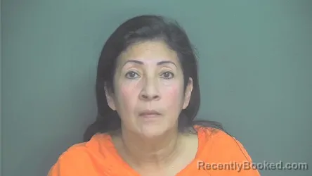 Mugshot of Ydalia Elena Andara Alarcon booked in Boone County, Indiana on July 6, 2026