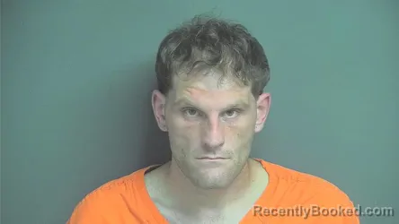 Mugshot of Travis Baringer booked in Boone County, Indiana on July 9, 2026