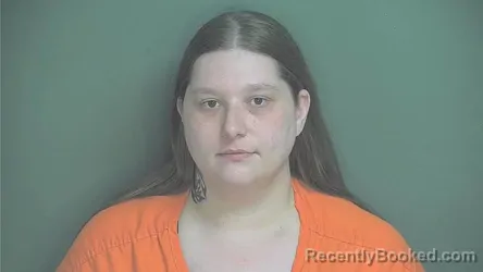 Mugshot of Sarah Katheryn Snapp booked in Boone County, Indiana on July 9, 2026