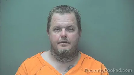 Mugshot of Kevin Vandergiessen booked in Boone County, Indiana on July 12, 2026