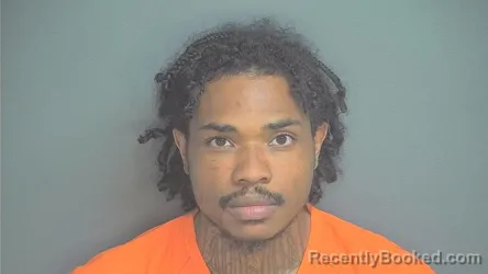 Mugshot of Tragejo Duane Harris booked in Boone County, Indiana on July 12, 2026