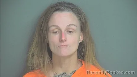 Mugshot of Ashley Nicole Kincaid booked in Boone County, Indiana on July 13, 2026