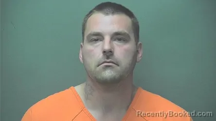 Mugshot of Matthew Ambrose Lents booked in Boone County, Indiana on July 14, 2026