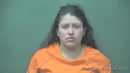 Mugshot of Whuendy Mendiola Flores booked in Boone County, Indiana on July 28, 2026