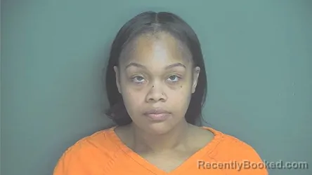 Mugshot of Ciara Janai Woods booked in Boone County, Indiana on July 29, 2026