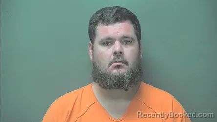 Mugshot of David Floyd Robertson booked in Boone County, Indiana on August 18, 2026