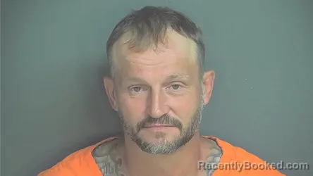 Mugshot of Jessie Wayne Baker booked in Boone County, Indiana on August 19, 2026