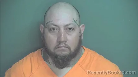 Mugshot of Abraham Samano Hernandez booked in Boone County, Indiana on August 20, 2026