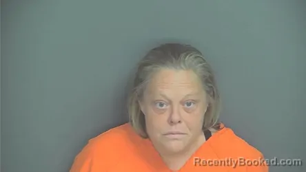 Mugshot of Angela Michelle Yoakum booked in Boone County, Indiana on August 21, 2026