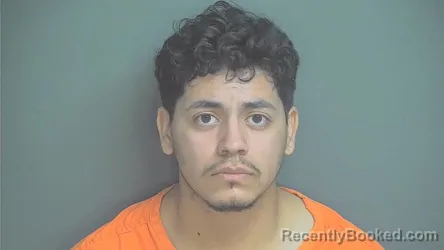 Mugshot of Rogelio Torres-Escobedo booked in Boone County, Indiana on August 26, 2026