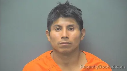 Mugshot of Marvin Daniel Diaz Milla booked in Boone County, Indiana on August 27, 2026