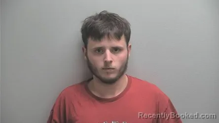 Mugshot of Owen Elkins booked in Boone County, Indiana on August 28, 2026