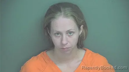 Mugshot of Danielle Dahmer booked in Boone County, Indiana on August 29, 2026