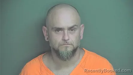 Mugshot of Ryan Christopher Wethington booked in Boone County, Indiana on August 31, 2026