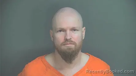 Mugshot of Justin Andrew Jackson booked in Boone County, Indiana on September 9, 2026