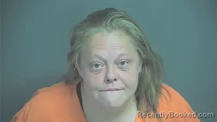 Mugshot of Angela Michelle Yoakum booked in Boone County, Indiana on September 11, 2026