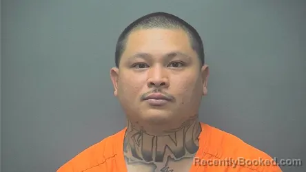 Mugshot of Brandon Johnathan Reyes Camacho booked in Boone County, Indiana on September 13, 2026