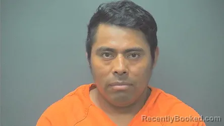 Mugshot of Abelardo Xol Sacrab booked in Boone County, Indiana on September 14, 2026