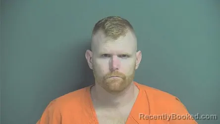 Mugshot of Justin Lee Hawkins booked in Boone County, Indiana on October 1, 2026