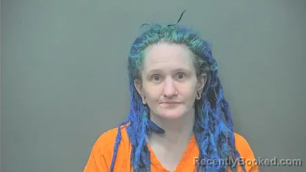 Mugshot of Megan Dougherty booked in Boone County, Indiana on October 6, 2026