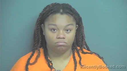 Mugshot of Dayja Renee Richardson booked in Boone County, Indiana on October 19, 2026