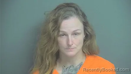 Mugshot of Ashley Nicole Kincaid booked in Boone County, Indiana on October 20, 2026