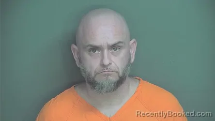 Mugshot of Ryan C Wethington booked in Boone County, Indiana on October 25, 2026